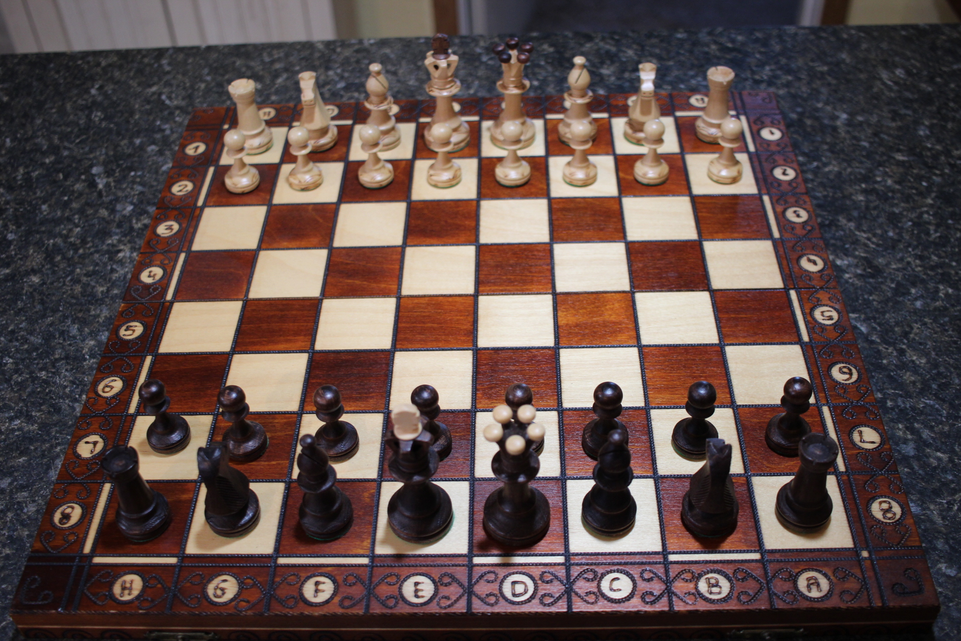Game Night Vibes Chess Board