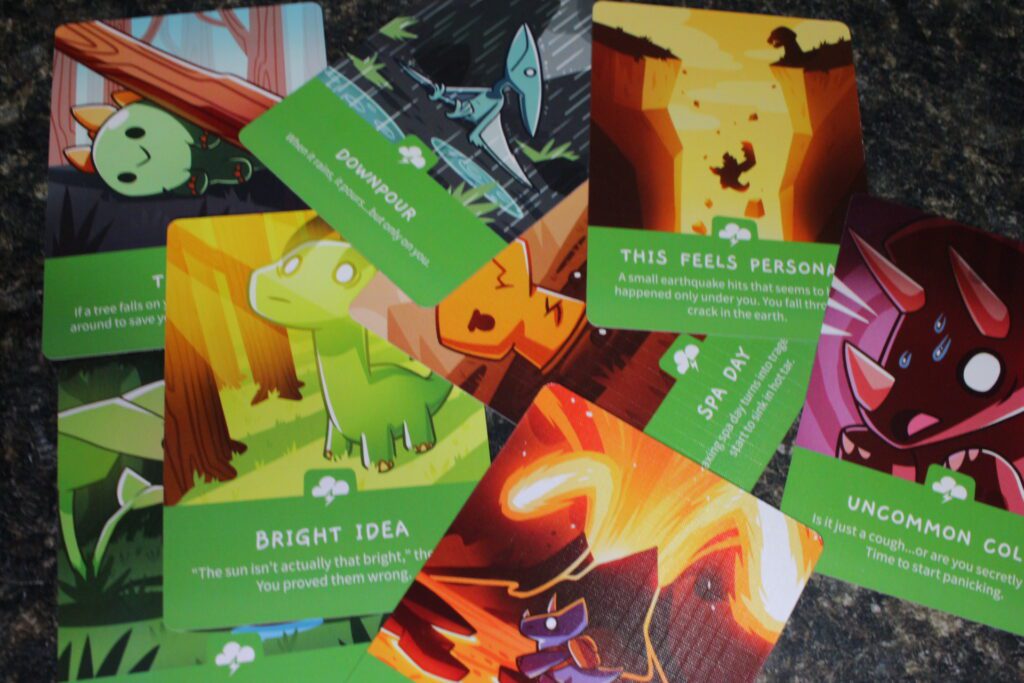 the green disaster cards called the natural disasters