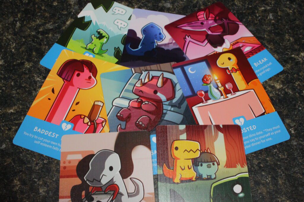 the blue disaster cards called emotional disasters