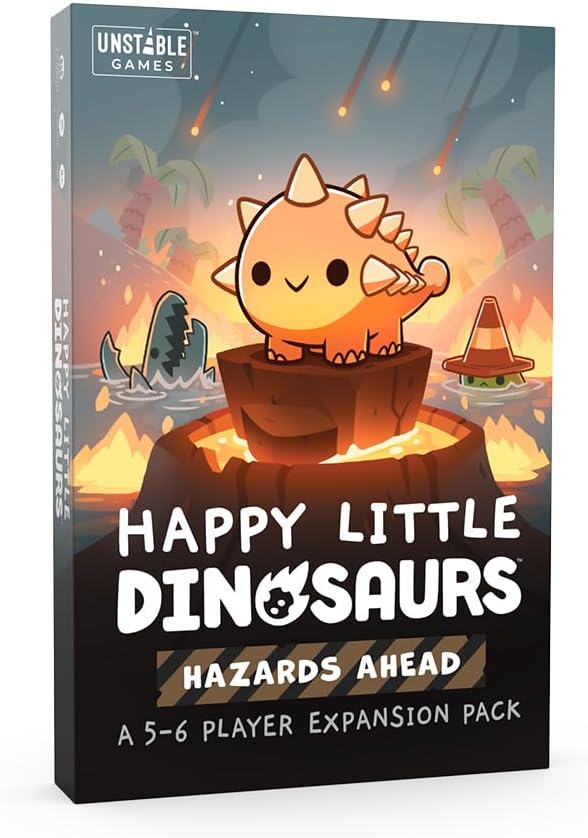 HAPPY LITTLE DINOSAURS HAZARDS AHEAD : A 5-6 PLAYER EXPANSION PACK