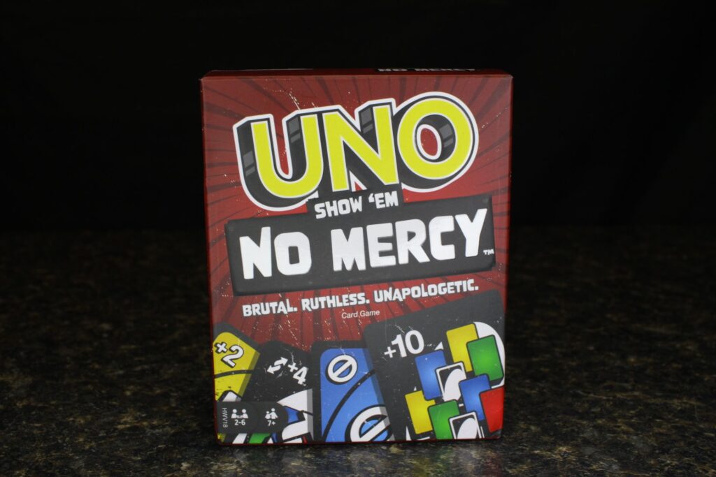 UNO: Show 'Em No Mercy "Brutal. Ruthless. Unapologetic." Card Game