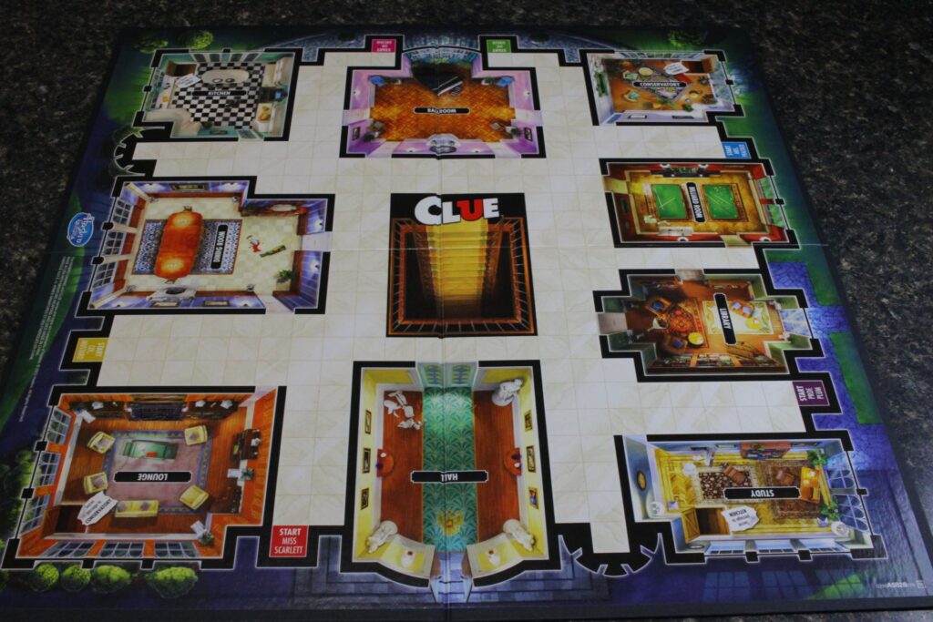 CLUE BOARD MAP