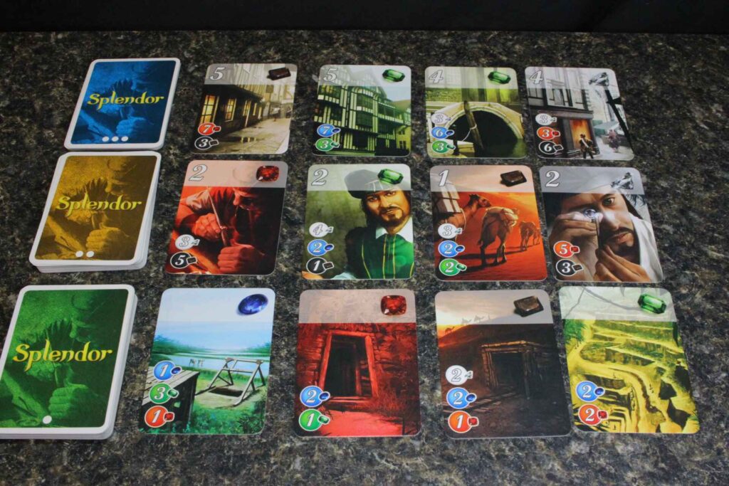 SPLENDOR CARDS SETUP